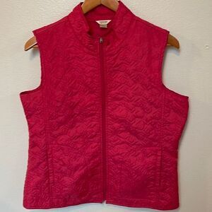 Christopher & Banks quilted vest.  Size Large.